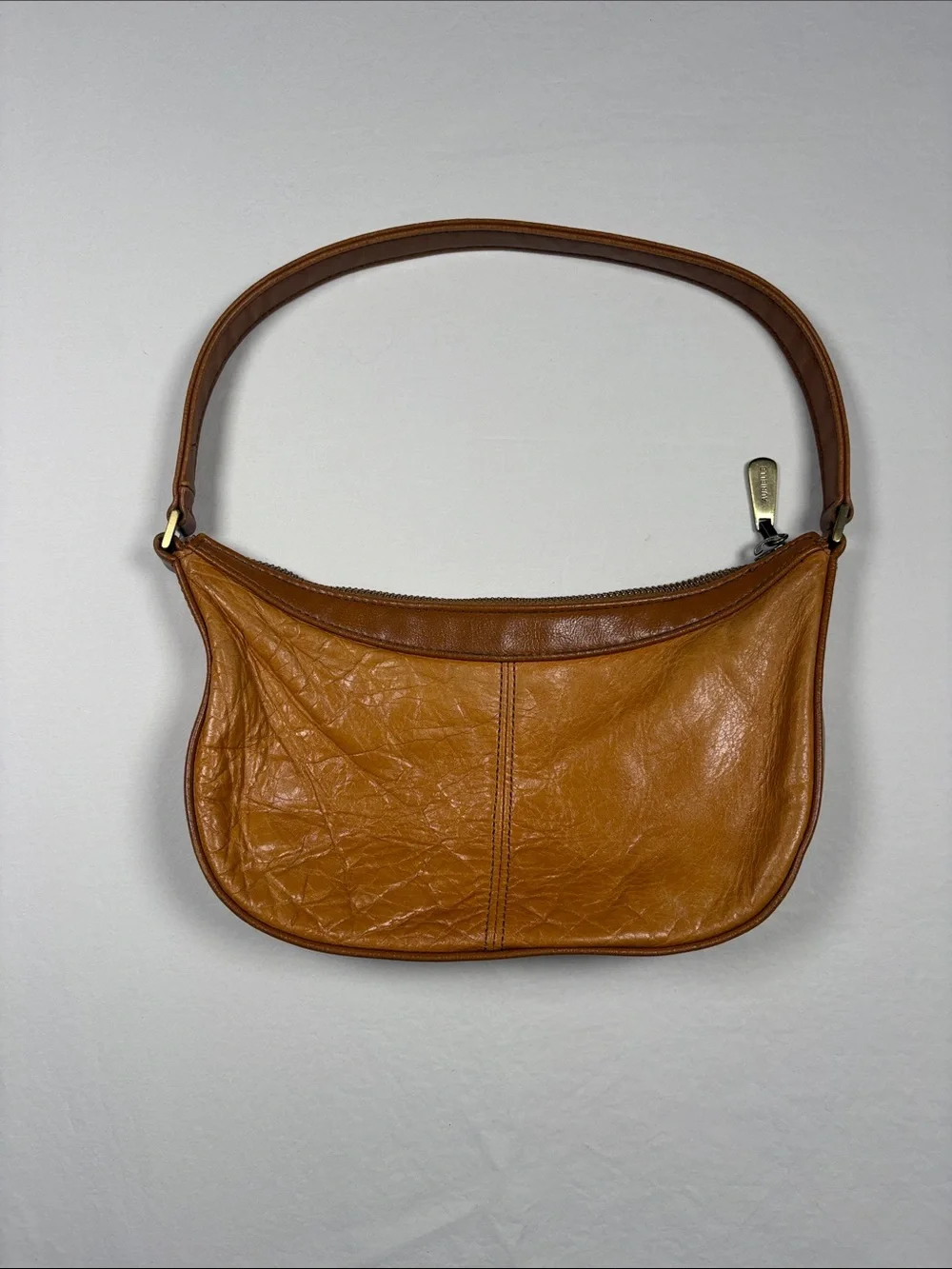 Aurielle Tan Leather Shoulder Bag - Picture 2 of 6